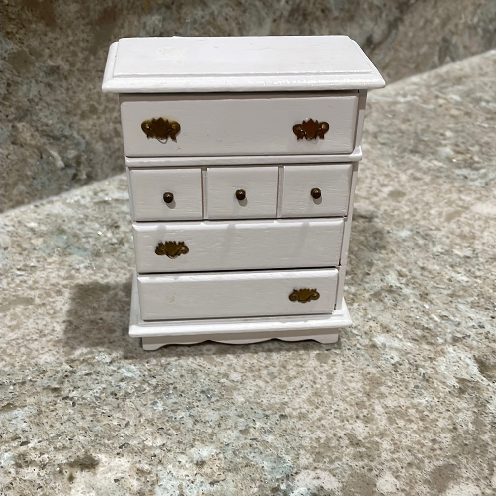 Miniature Dollhouse Chest of Drawers